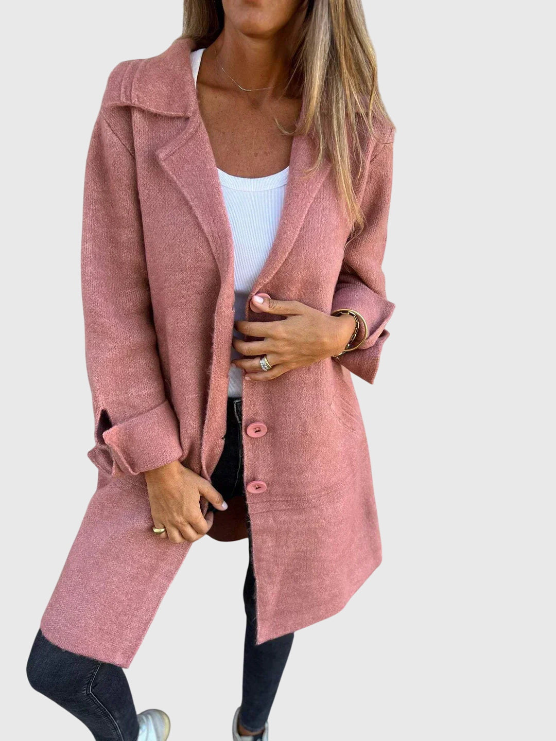 Damesblazer met knopen — tijdloze en getailleerde blazer