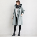 Dames regenjas — waterdicht en ademend met oversized capuchon