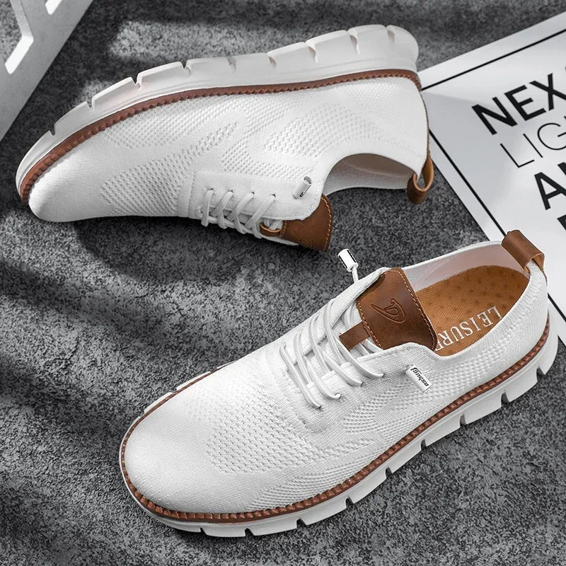 Heren schoenen van imitatieleer — klassiek en comfortabel met ademende voering