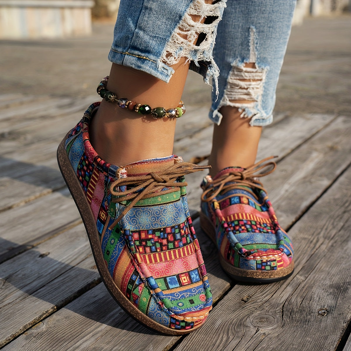 Dames comfortschoenen met veters — comfortabele wandelschoenen met ondersteuning
