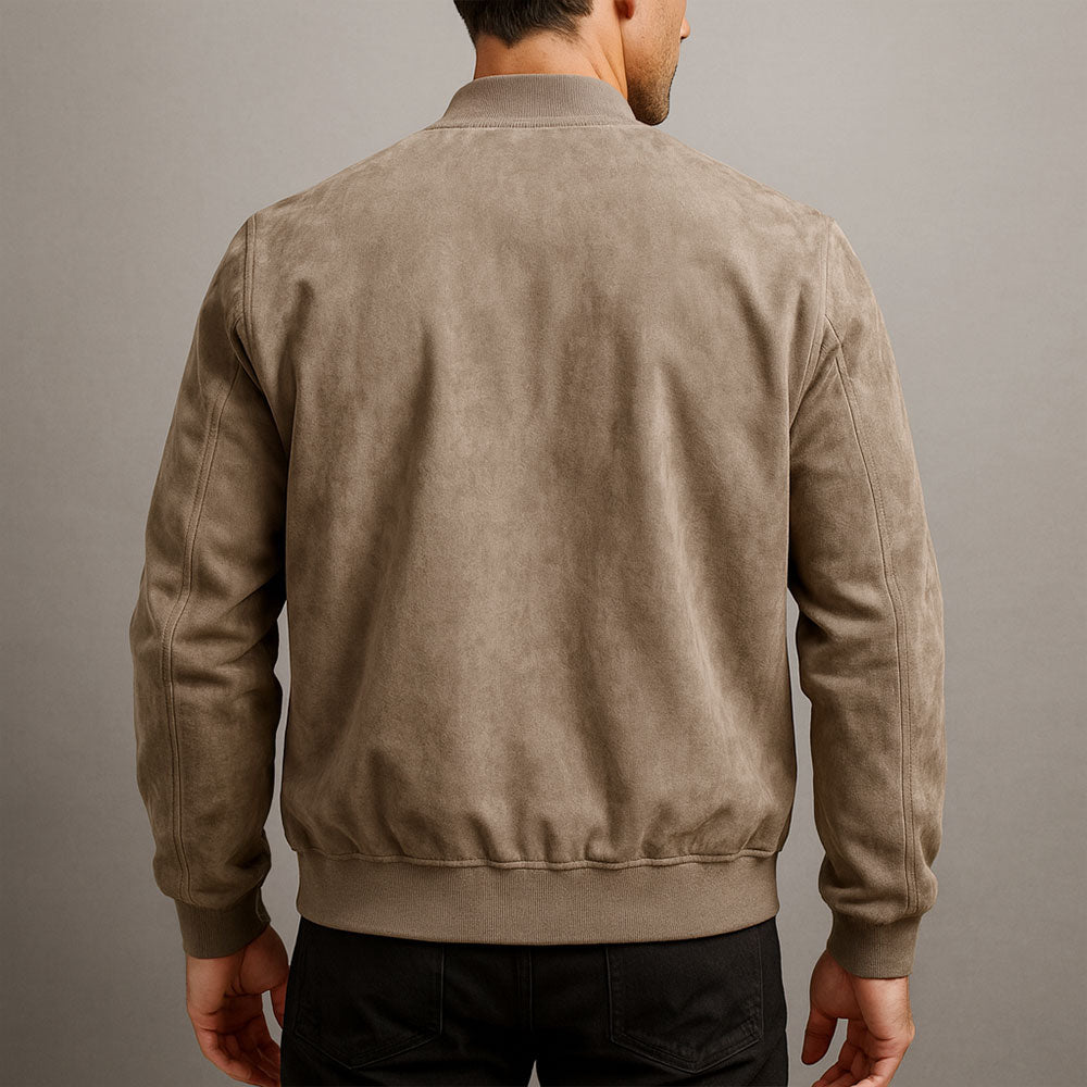 Herenjas — minimalistische casual jas met ritssluiting