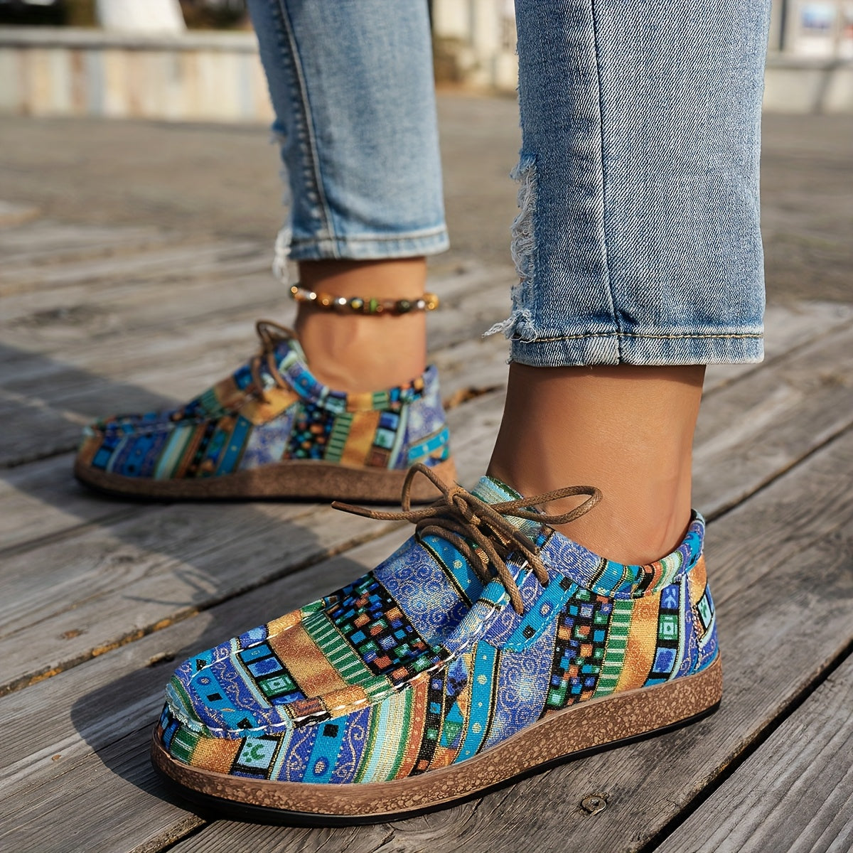 Dames comfortschoenen met veters — comfortabele wandelschoenen met ondersteuning