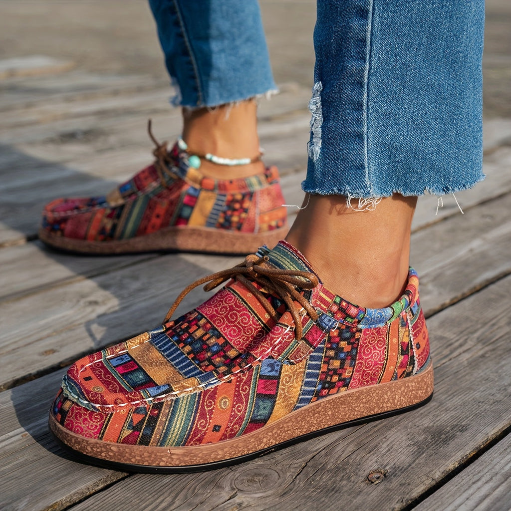 Dames comfortschoenen met veters — comfortabele wandelschoenen met ondersteuning