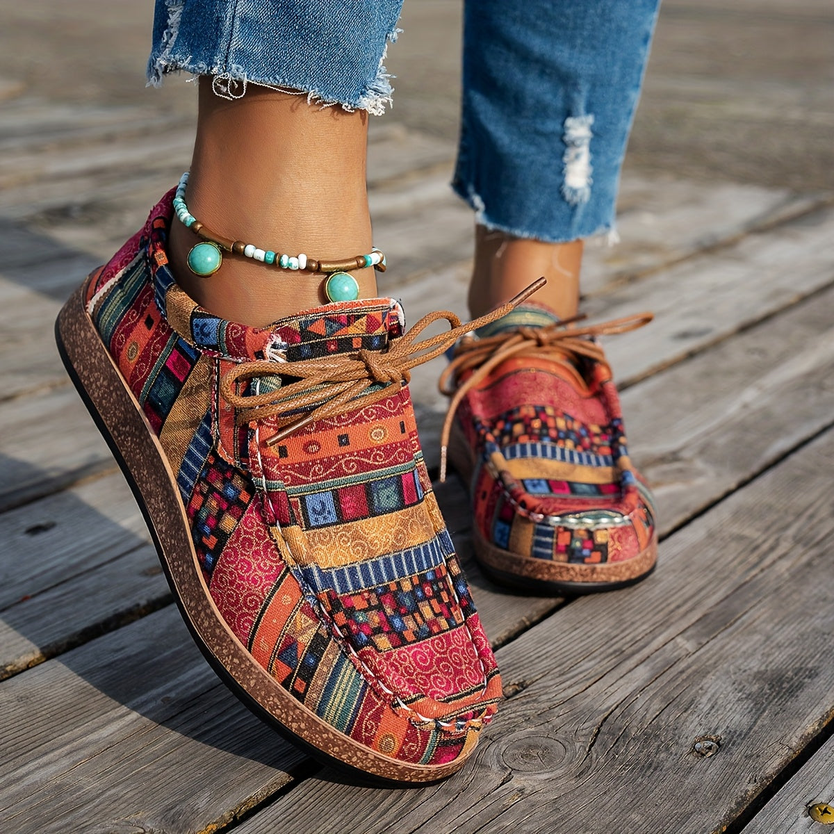 Dames comfortschoenen met veters — comfortabele wandelschoenen met ondersteuning