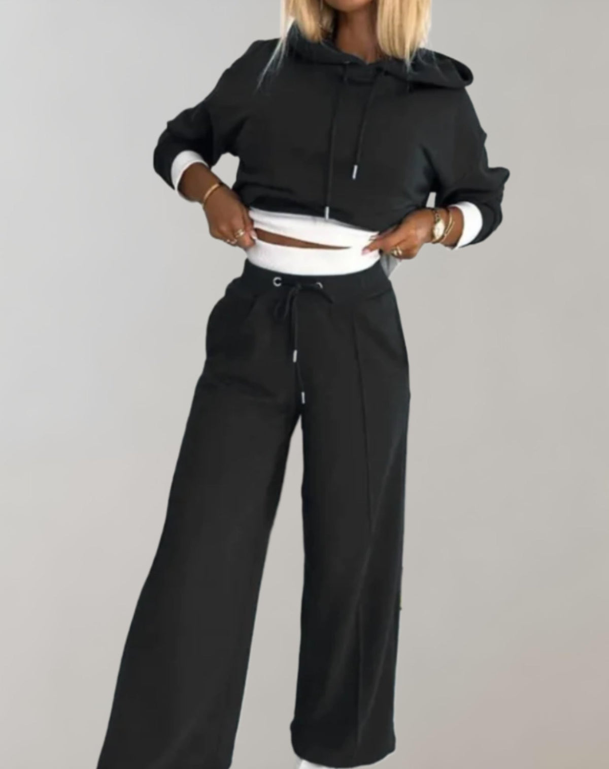 Dames joggingpak — hoodie en joggingbroek, comfortabele tweedelige set