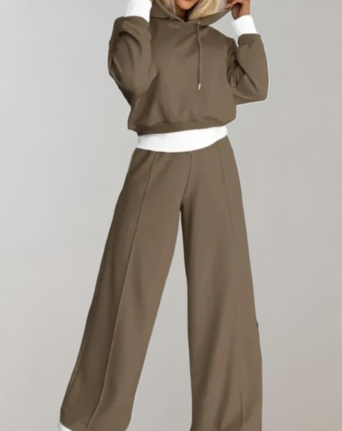 Dames joggingpak — hoodie en joggingbroek, comfortabele tweedelige set