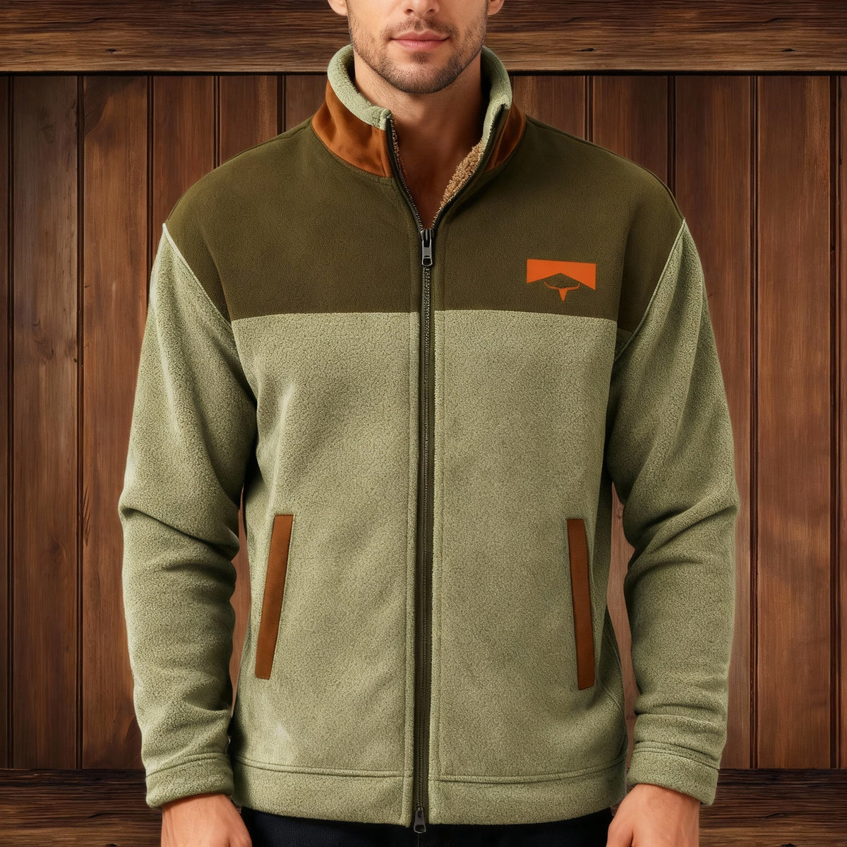 Herenjas, functioneel — licht winddicht outdoorjack