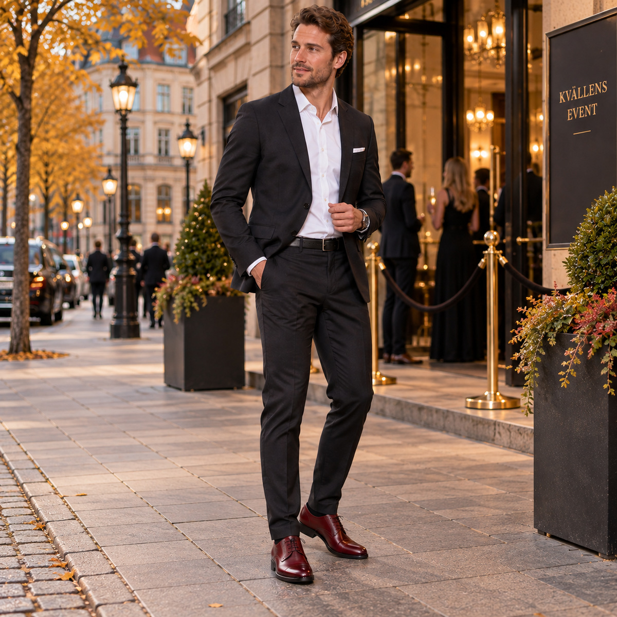 Nette herenschoenen van imitatieleer — tijdloze veterschoenen voor feestelijke gelegenheden en werk