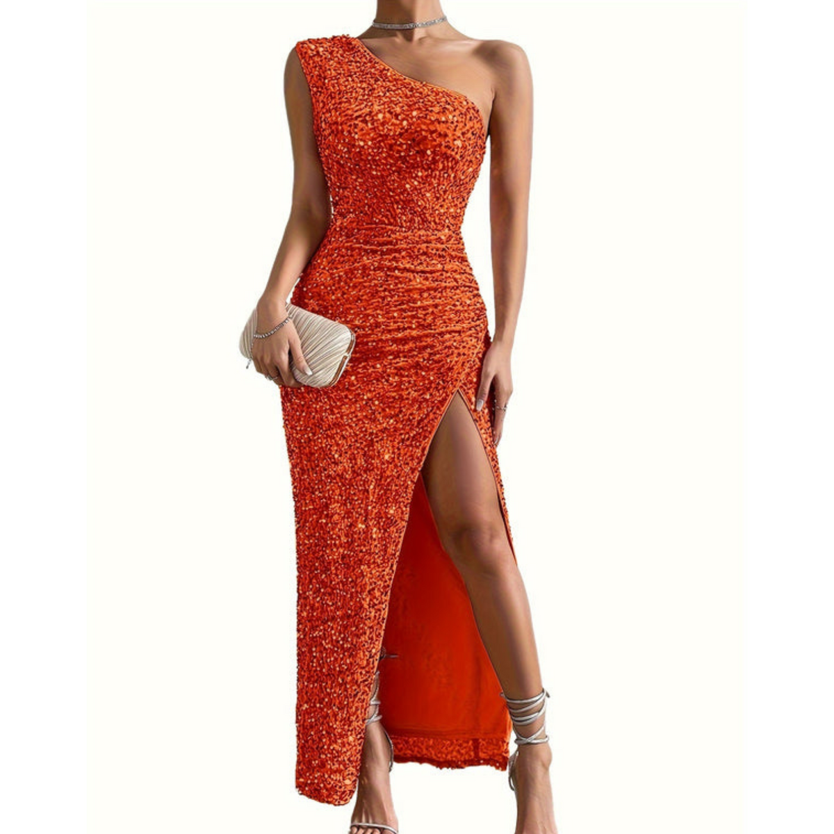 Glitterjurk voor dames — elegante feestjurk met glitterdetails