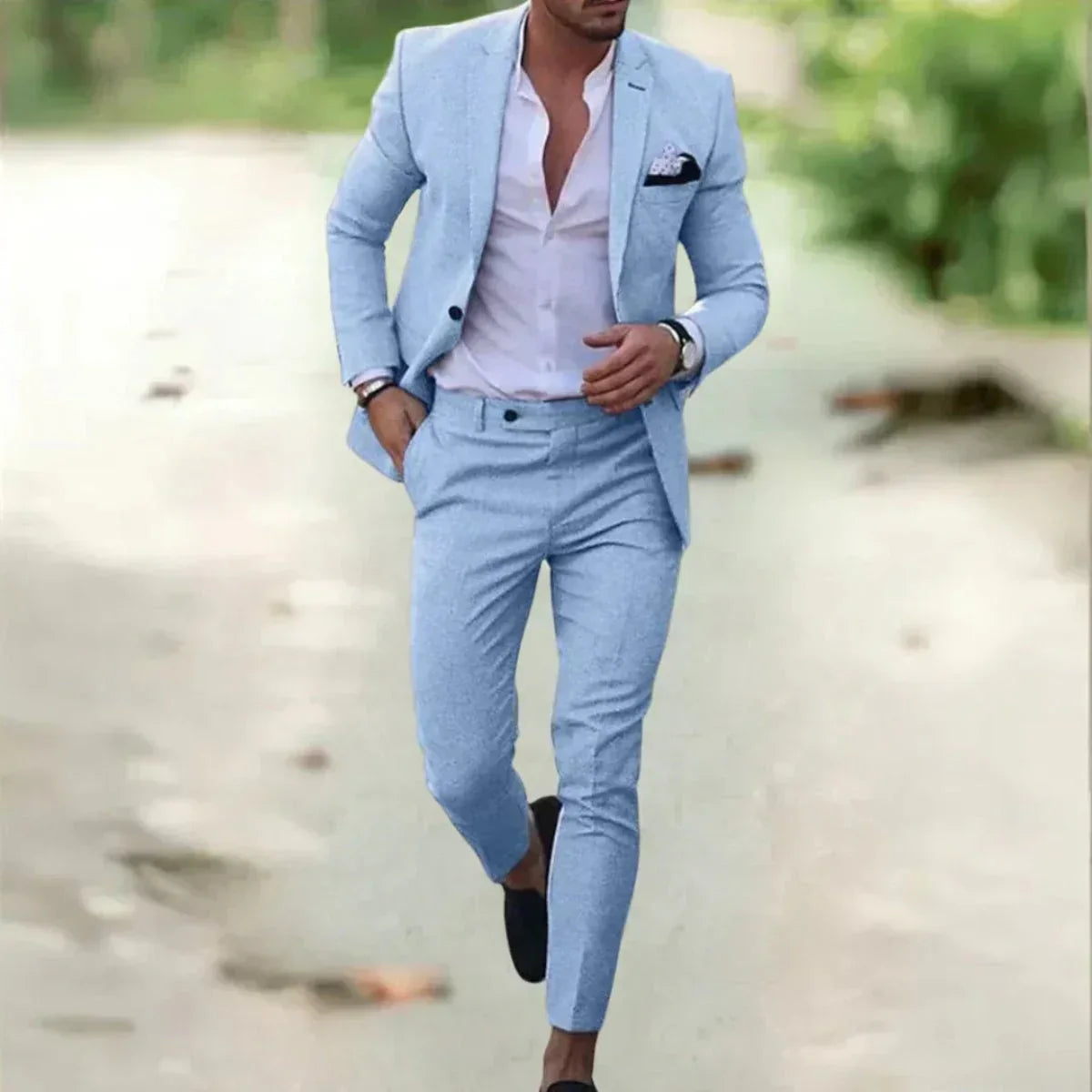 Driedelig herenpak — formeel en elegant met gilet