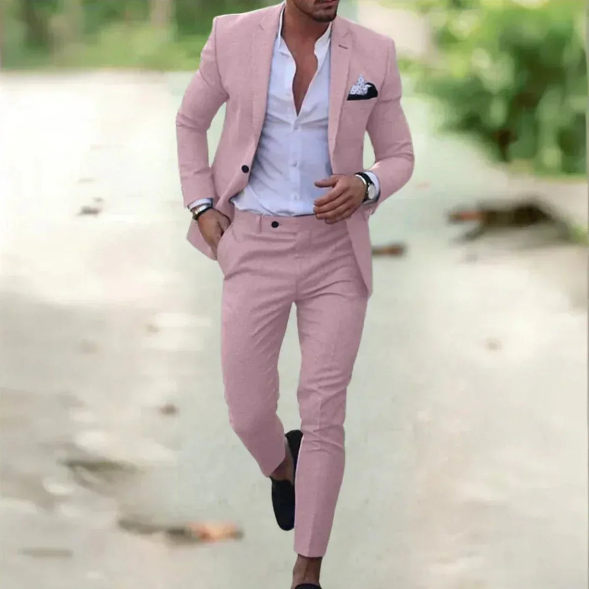 Driedelig herenpak — formeel en elegant met gilet