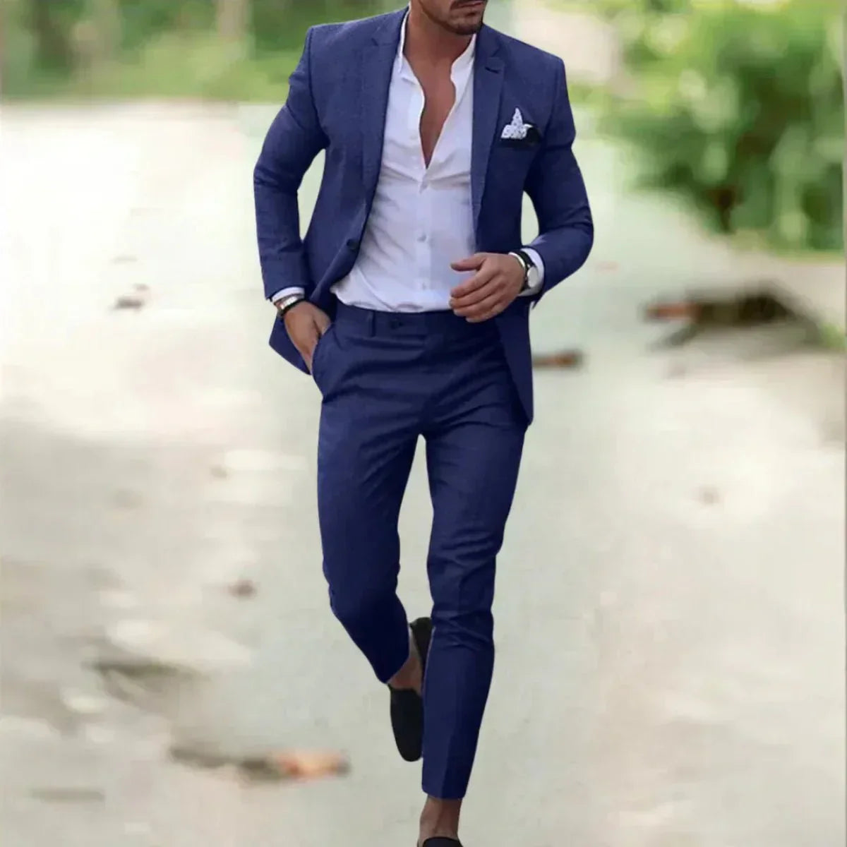 Driedelig herenpak — formeel en elegant met gilet
