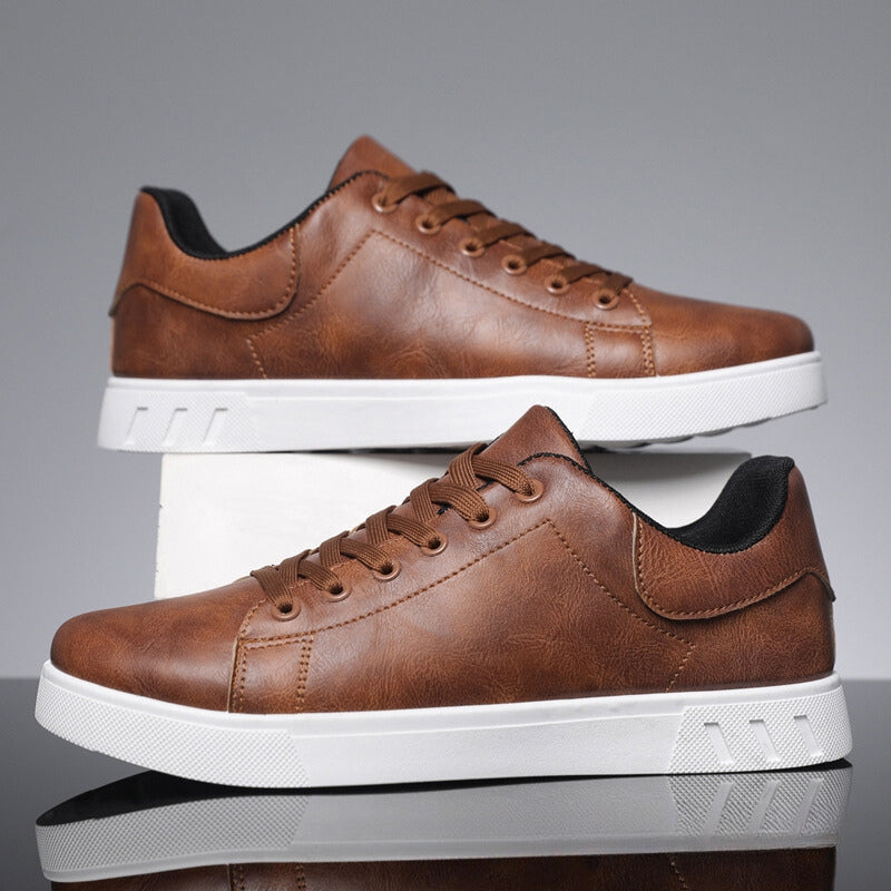 Heren sneakers, vegan — van textiel met een gedempte binnenzool en slijtvaste rubberen zool