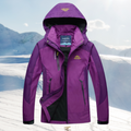 Dames functionele jas — wind- en waterdichte outdoorjas met capuchon