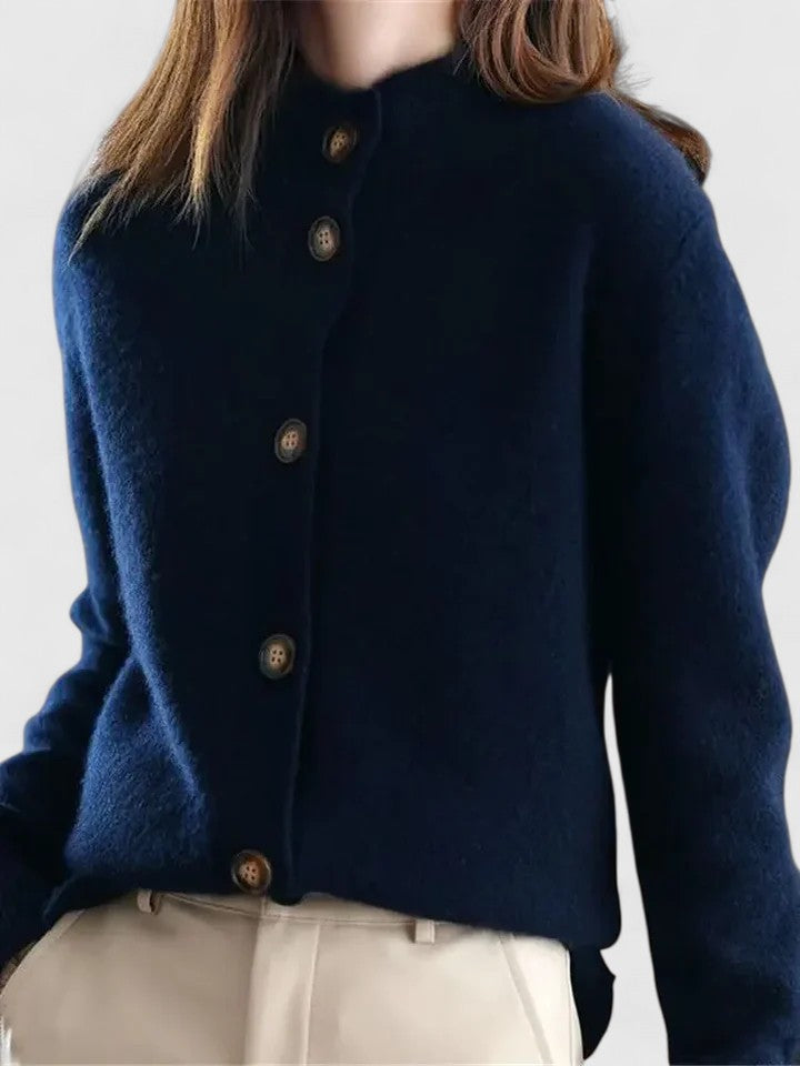 Dames gebreid vest — elegant en zacht, perfect om in laagjes te dragen