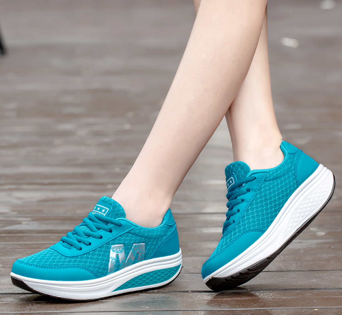 Dames sneakers, orthopedisch — corrigerende wandelschoen met demping