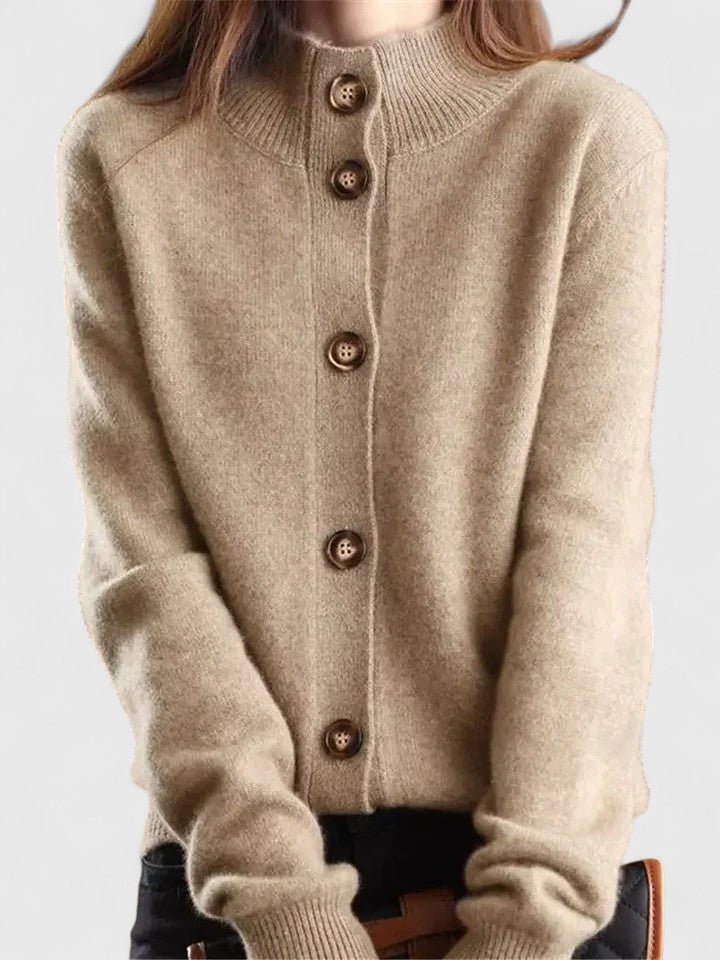 Dames gebreid vest — elegant en zacht, perfect om in laagjes te dragen