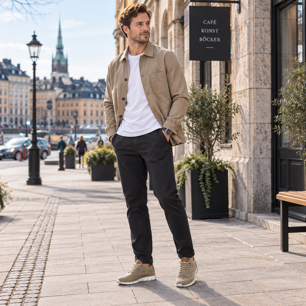Heren schoenen van imitatieleer — klassiek en comfortabel met ademende voering