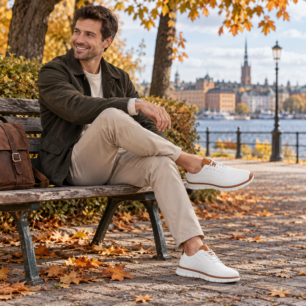 Heren schoenen van imitatieleer — klassiek en comfortabel met ademende voering