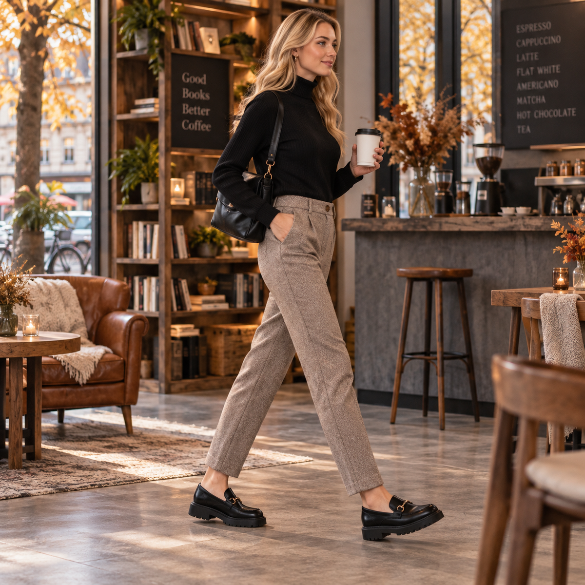 Dameswinterbroek van wolmix — warme en zachte broek