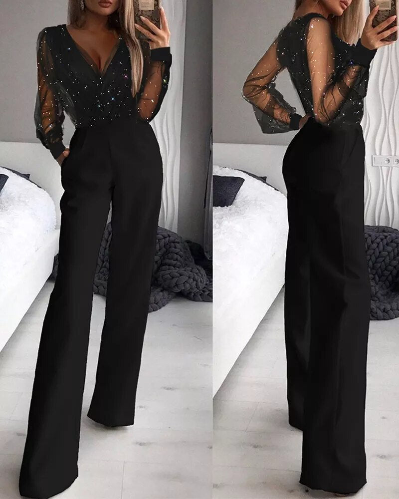 Damesjumpsuit, casual — effen jumpsuit met regular fit