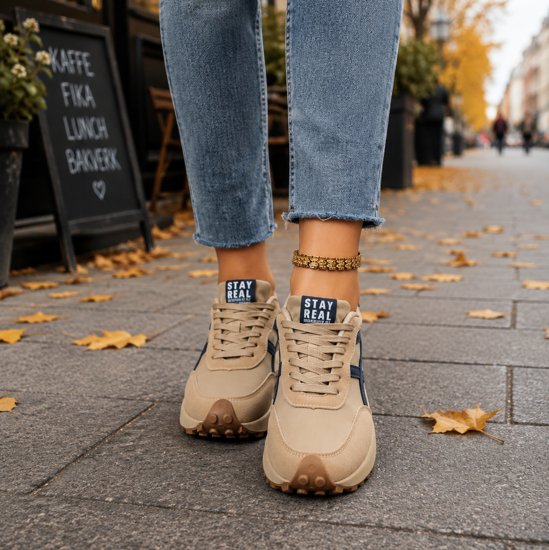 Dames sneakers, lichtgewicht — comfortabele dagelijkse schoenen met gedempte zool