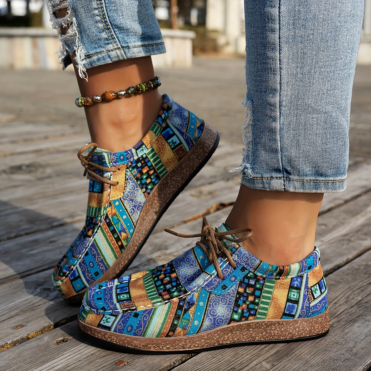 Dames comfortschoenen met veters — comfortabele wandelschoenen met ondersteuning
