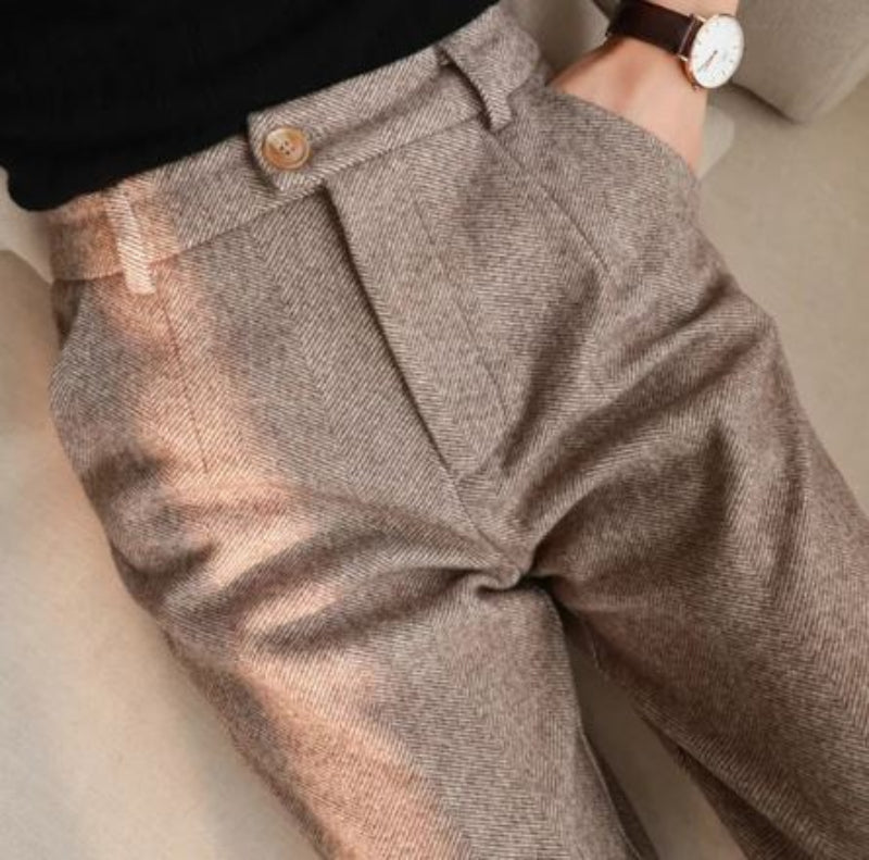 Dameswinterbroek van wolmix — warme en zachte broek