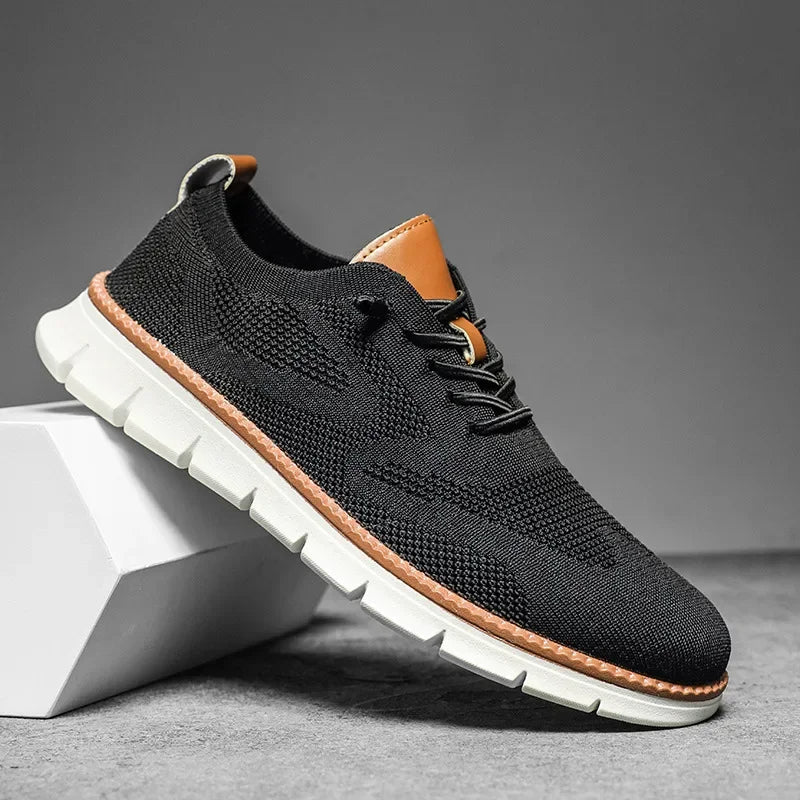 Heren schoenen van imitatieleer — klassiek en comfortabel met ademende voering