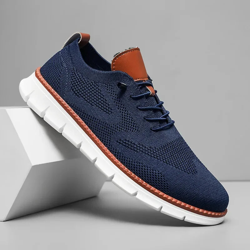Heren schoenen van imitatieleer — klassiek en comfortabel met ademende voering