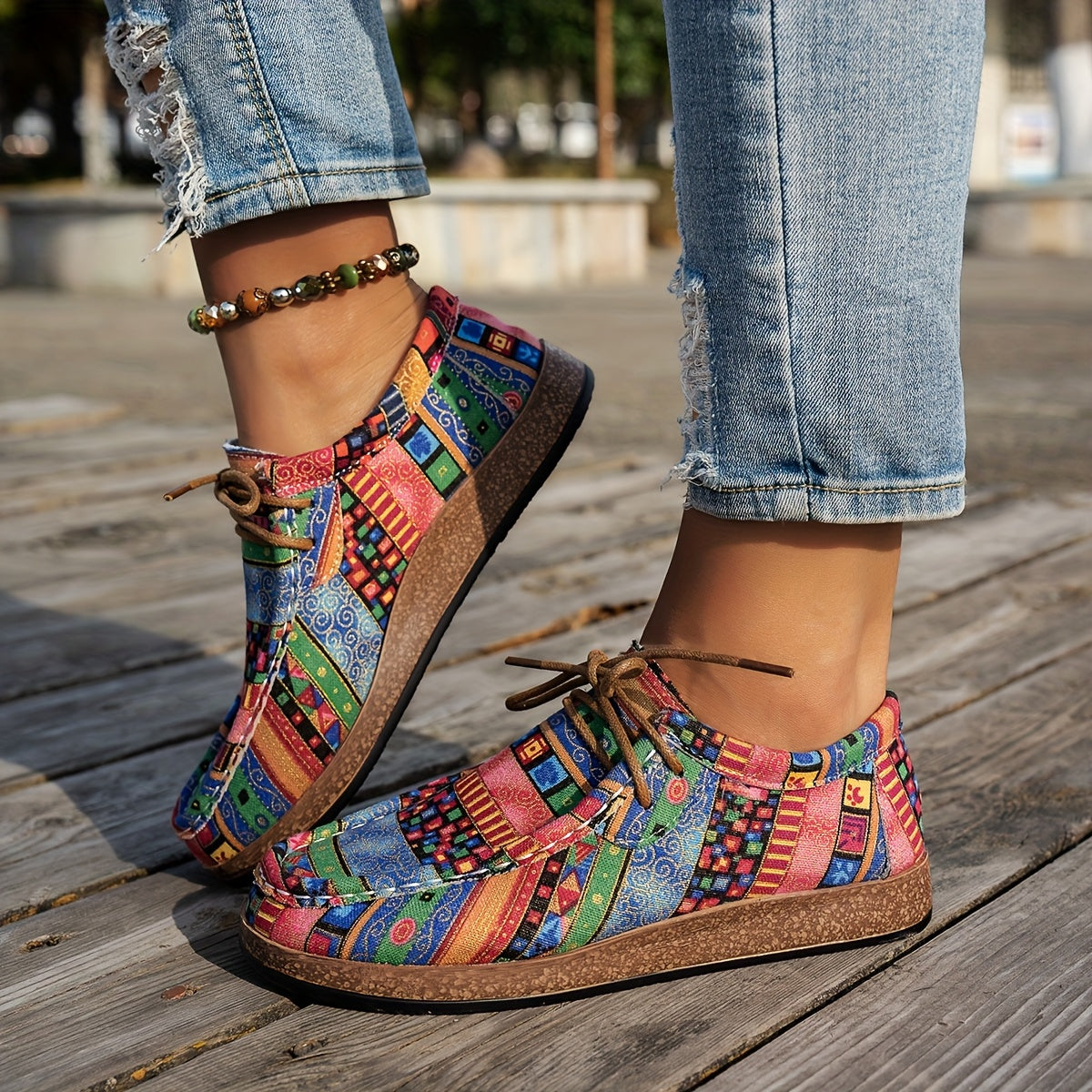 Dames comfortschoenen met veters — comfortabele wandelschoenen met ondersteuning