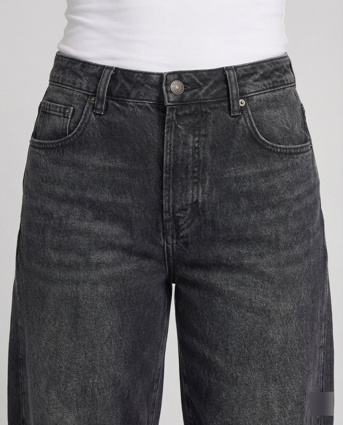Damesjeans, barrel — mid-rise, uitlopend met moderne silhouet