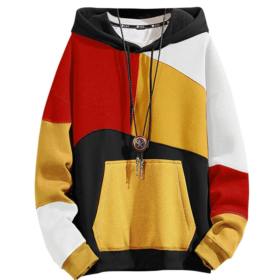 Herenhoodie van katoen — moderne hoodie met grafische print