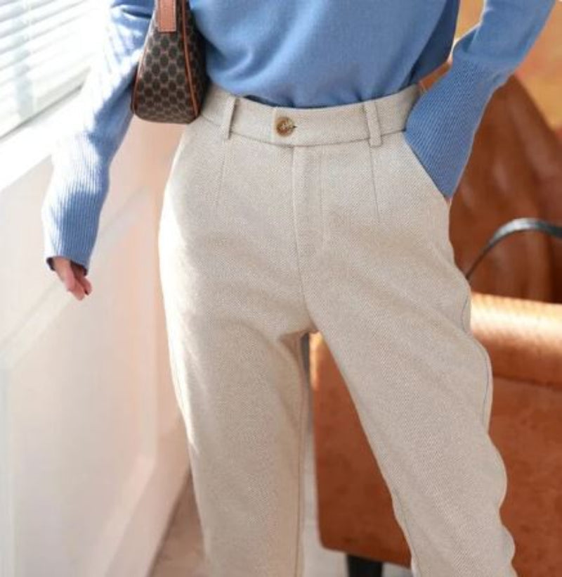 Dameswinterbroek van wolmix — warme en zachte broek