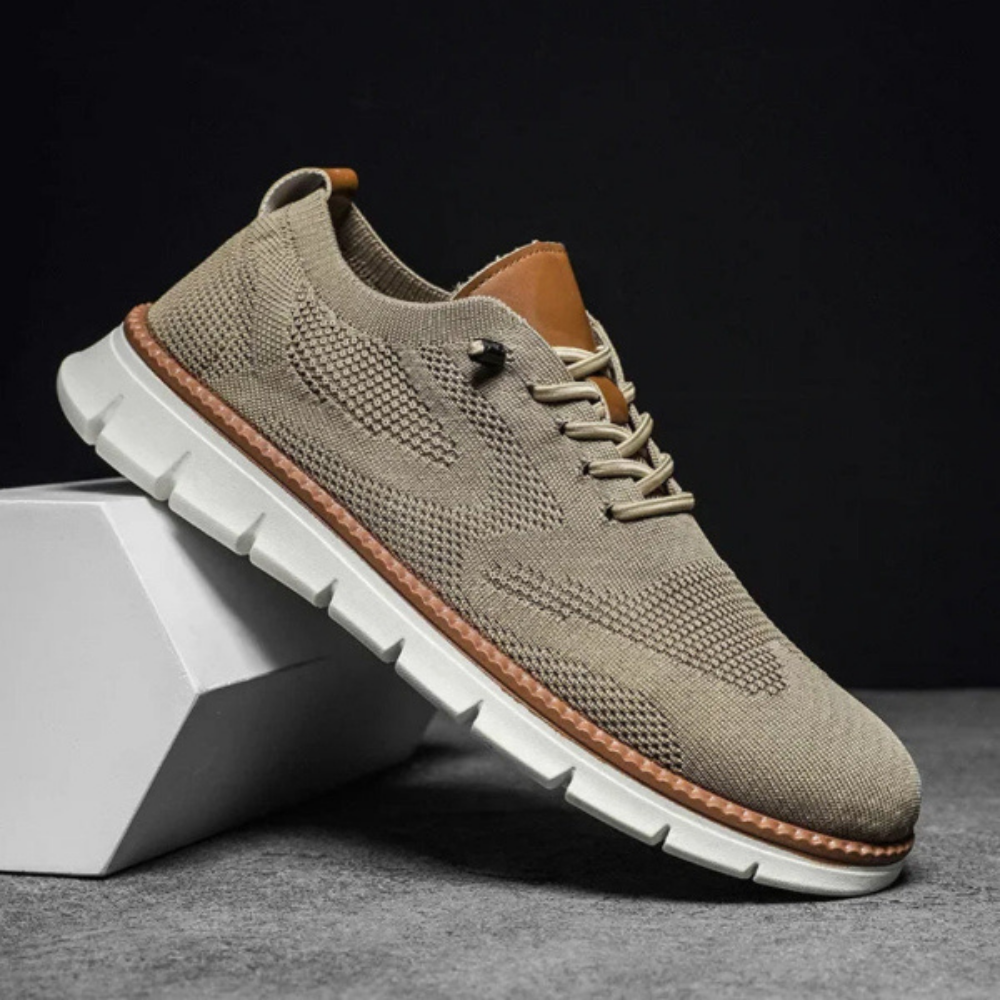 Heren schoenen van imitatieleer — klassiek en comfortabel met ademende voering