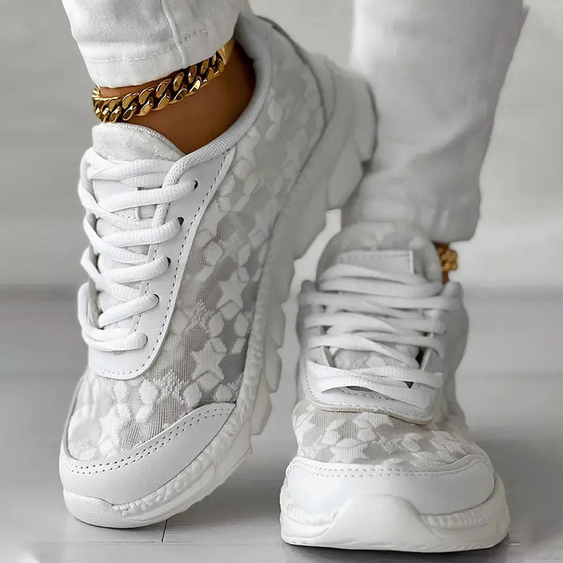 Comfortabele dames sneakers met ondersteuning — comfortabele sportschoenen met zachte zool