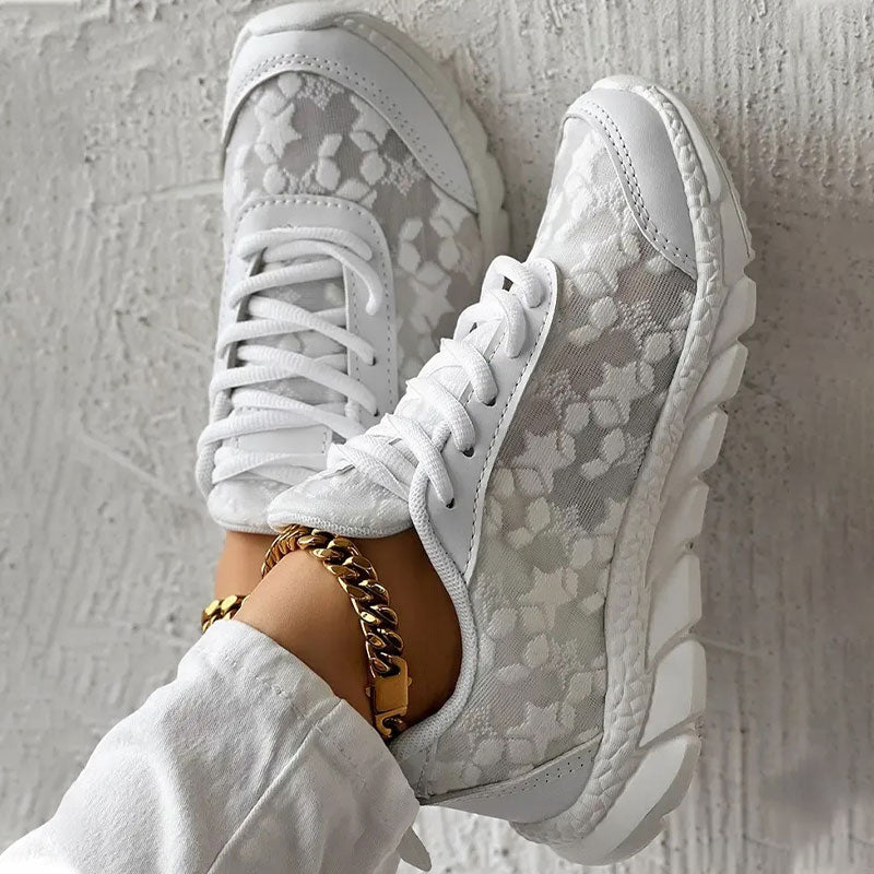 Comfortabele dames sneakers met ondersteuning — comfortabele sportschoenen met zachte zool