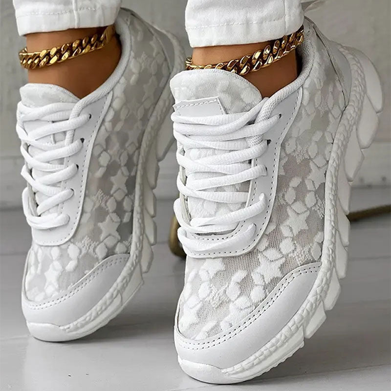 Comfortabele dames sneakers met ondersteuning — comfortabele sportschoenen met zachte zool