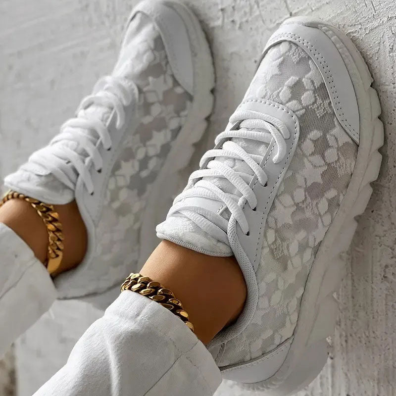 Comfortabele dames sneakers met ondersteuning — comfortabele sportschoenen met zachte zool