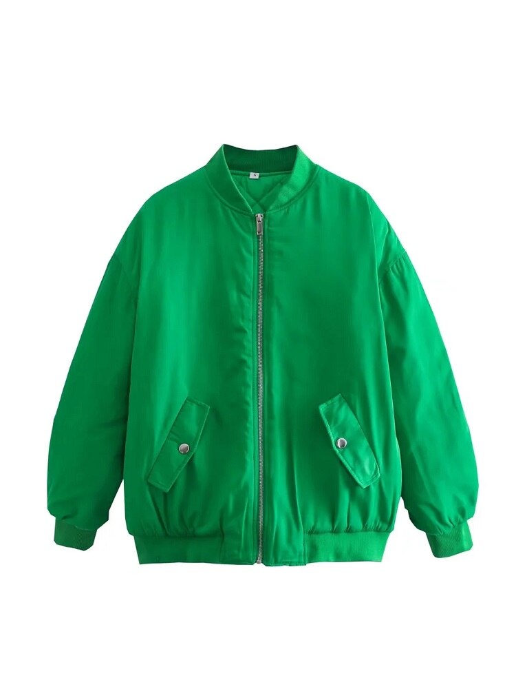 Dames bomberjack, oversized — zacht, van wolmix en veelzijdig