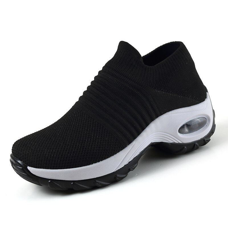 Dames comfortschoenen, orthopedisch — textiel met dempende zool en ergonomische ondersteuning