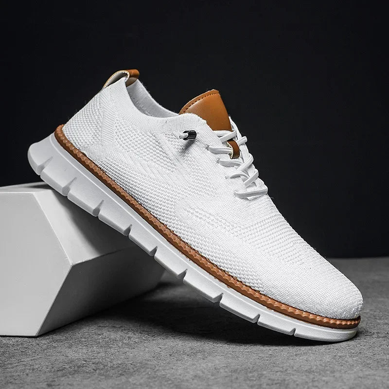 Heren schoenen van imitatieleer — klassiek en comfortabel met ademende voering